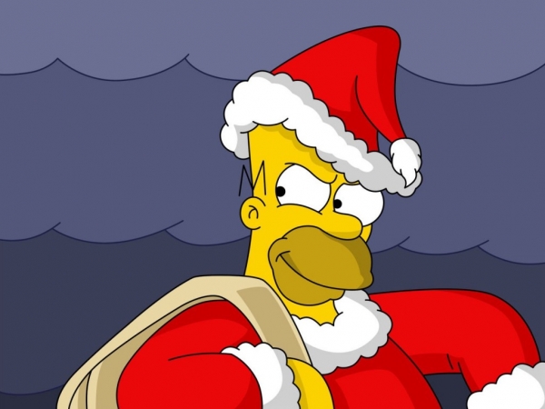 homer santa